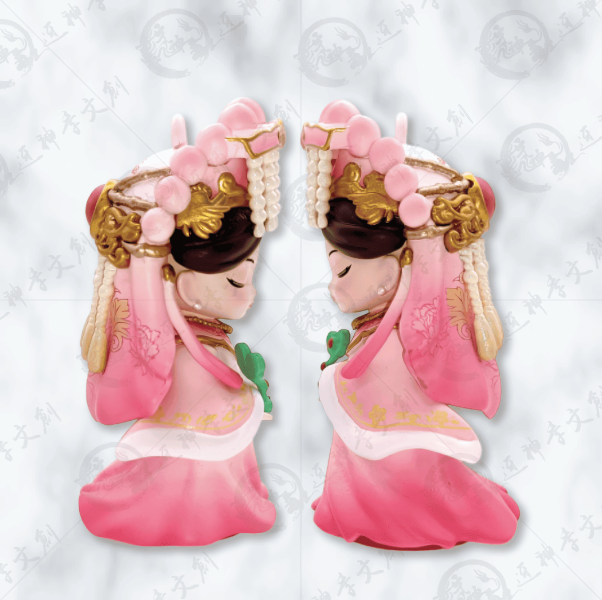 [公仔]夢幻粉紅媽祖立體悠遊卡 