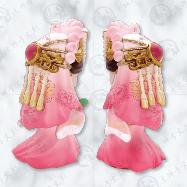 [公仔]夢幻粉紅媽祖立體悠遊卡 