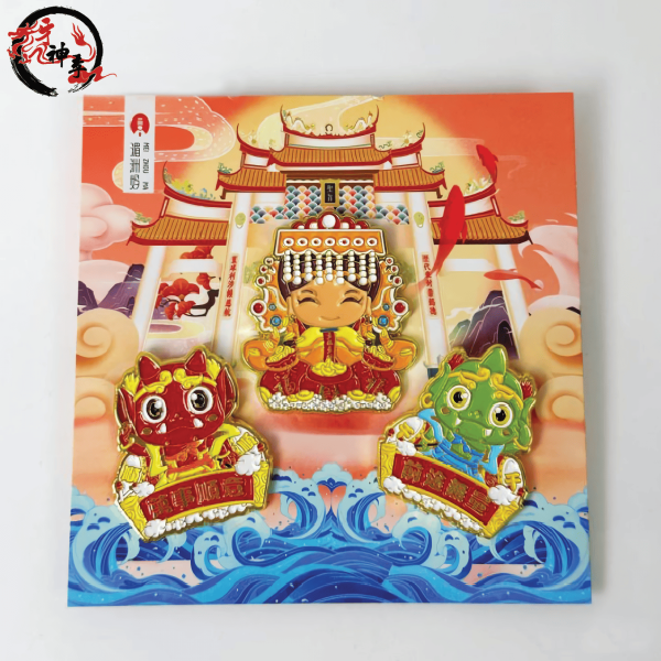 [湄洲媽祖]萌媽徽章三件套 