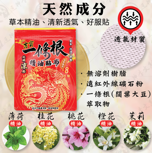 吉寶一條根精油貼布 