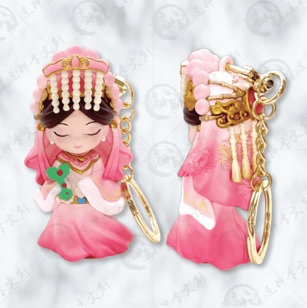 [公仔]夢幻粉紅媽祖立體悠遊卡 