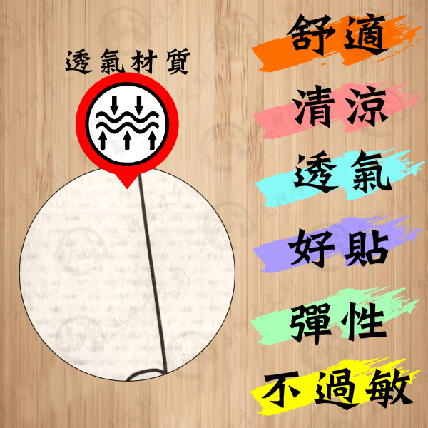 白沙屯媽祖一條根精油貼布[量販包][20片入] 
