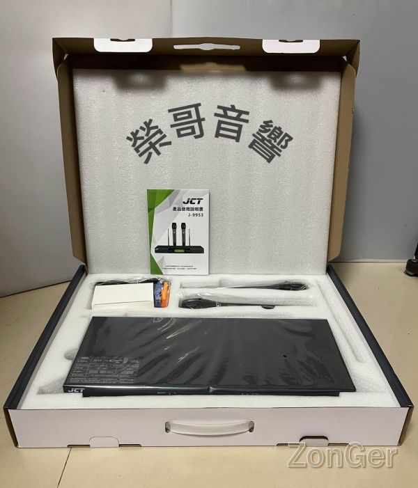 JCT J-9953 數位UHF無線麥克風 全新 JCT J-9953 數位UHF無線麥克風