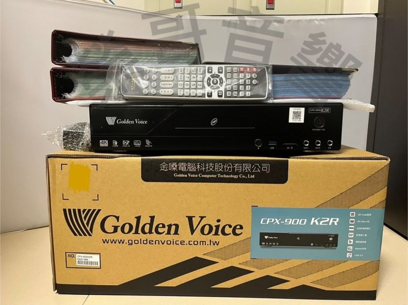 金嗓 Golden Voice K2R伴唱機 全新 金嗓 K2R 頂級 家庭卡啦OK 伴唱點歌機 功能齊全數位 綜合擴大機無線 有線麥克風 吊掛 書架 落地喇叭ZonGer NaGaSaKi FNSD TDF JCT