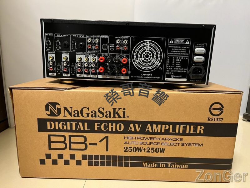 NASAGAKI 長崎 BB-1 全新 NASAGAKI 長崎 台灣大廠製造 頂級 高音質 卡拉OK 專業擴大機

全新專業型擴大機 NAGASAKI BB-1