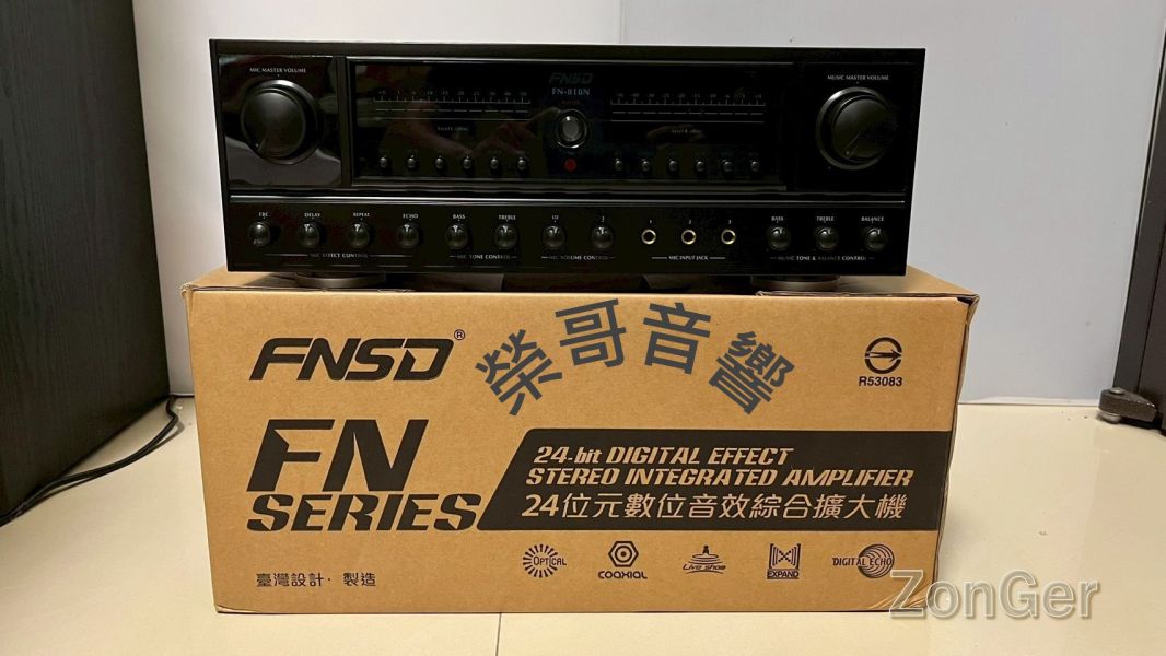 FNSD FN-818N 專業卡拉OK擴大機 全新擴大機

華成 FNSD FN-818N

24位元數位音效綜合擴大機