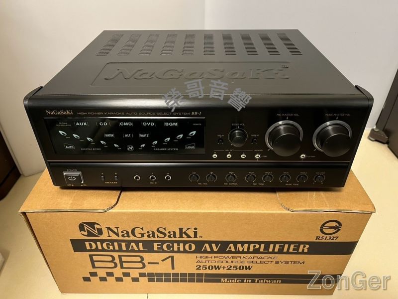 NASAGAKI 長崎 BB-1 全新 NASAGAKI 長崎 台灣大廠製造 頂級 高音質 卡拉OK 專業擴大機

全新專業型擴大機 NAGASAKI BB-1
