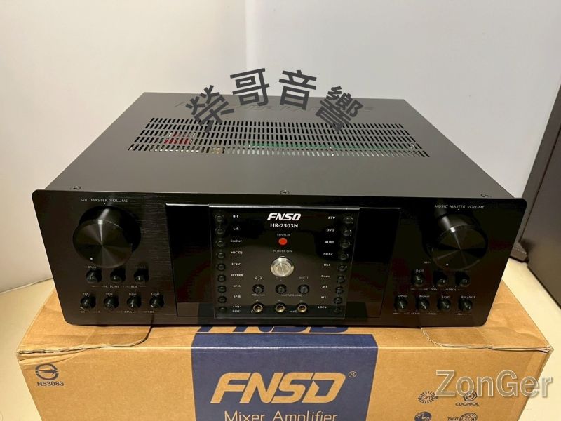 FNSD 華成 HR-2503N  頂級卡拉OK 專業擴大機 全新擴大機 FNSD HR-2503N 華成 台灣大廠製造 HR-2503N 頂級款 大瓦數 專業 擴大機金嗓 音圓 音王 吊掛 書架 落地喇叭 無線 有線麥克風 ZonGer NaGaSaKi FNSD TDF JCT