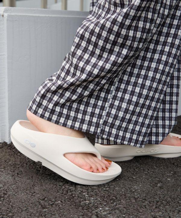 現貨 OOFOS OOriginal PLUS Driftwood 恢復拖鞋｜米白色24cm  男女同款 