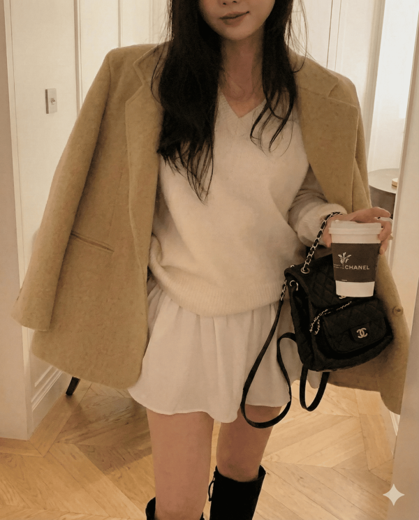 氣質必收｜羊毛細針織上衣 #韓國針織
#羊毛針織
#氣質穿搭
#基本款推薦
#上班族穿搭
#韓妞私服
#台灣無販售
#預購中