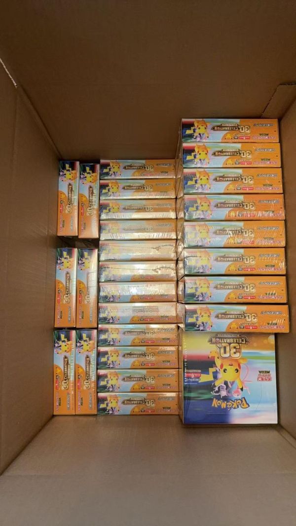 日本 PTCG 寶可夢卡牌 30週年紀念 擴張包「30th CELEBRATION」BOX 有收縮膜 寶可夢卡牌,Pokémon TCG,PTCG,寶可夢卡盒,寶可夢補充包,寶可夢擴充包,寶可夢收藏卡,寶可夢卡牌預購30週年紀念盒