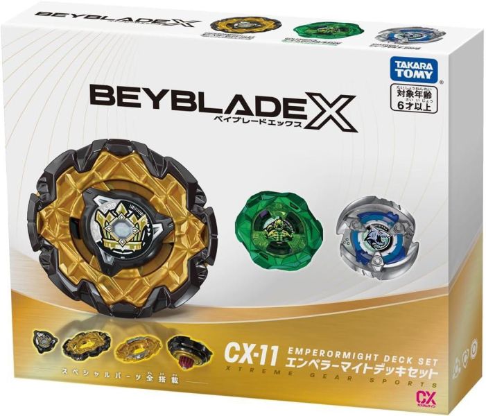 【在台現貨】 日本正版BEYBLADE X 戰鬥陀螺X CX-11 帝王威能改造組 戰鬥陀螺X 組 含3顆陀螺 Takara Tomy正版 日本直送 #BEYBLADEX
#CX11
#帝王螳螂
#帝王螳螂甲板組
#戰鬥陀螺
#戰鬥陀螺代購
#BEYBLADEX代購
#日本代購
#日本玩具代購
#陀螺代購
#甲板組
#DeckSet
#收藏玩具
#熱門玩具
#玩具代購