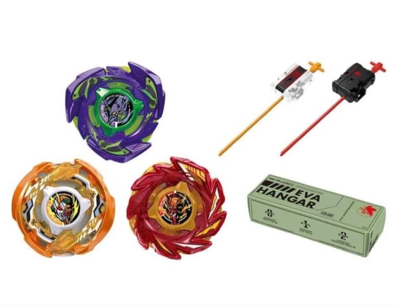 日本正版BEYBLADE X EVANGELION 世紀聯名登場！CX-00《新世紀福音戰士》 BEYBLADE X, CX-00, 福音戰士陀螺, EVA戰鬥陀螺, EVANGELION Deck Set, 戰鬥陀螺X, TAKARA TOMY, 初號機陀螺, 福音戰士聯名, 日本限定陀螺