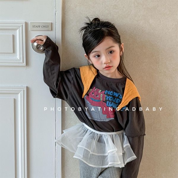 "代購" 2026春季童裝新款・童趣印花薄長T #童裝 #兒童穿搭 #女童穿搭 #男童穿搭 #春季童裝 #薄長T #印花上衣 #童裝新品 #韓系童裝 #選物童裝