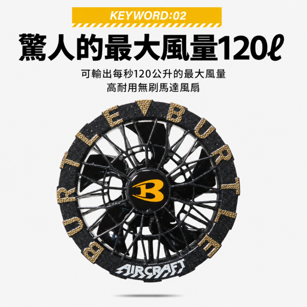 【預購】BURTLE AIRCRAFT 2026 空調服 電池+風扇組 