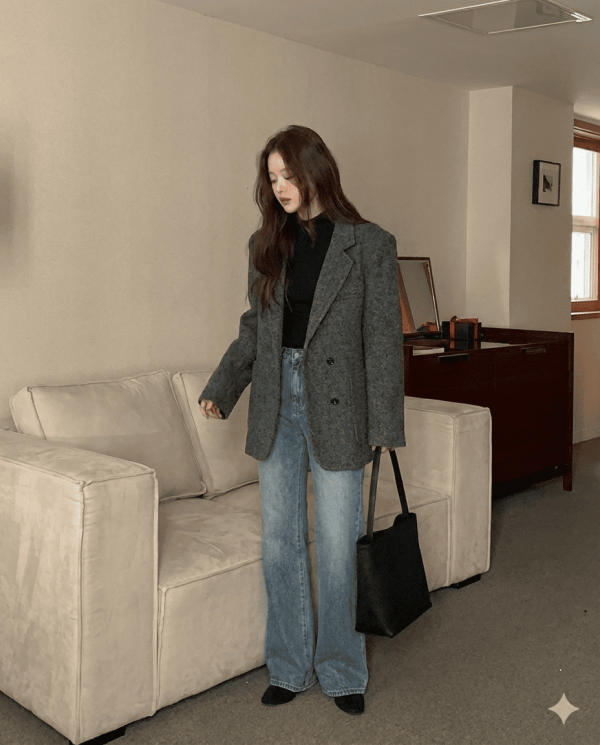 氣質必收｜羊毛細針織上衣 #韓國針織
#羊毛針織
#氣質穿搭
#基本款推薦
#上班族穿搭
#韓妞私服
#台灣無販售
#預購中