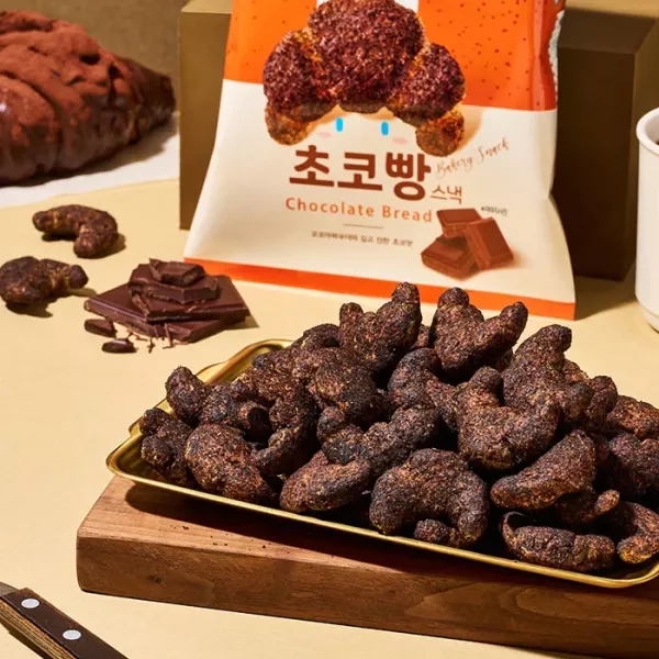 韓國 農心 麵包部長 奶油鹽/巧克力味 可頌造型餅乾 55g | 香濃鬆脆 可頌餅乾 韓國零食 韓國農心, 麵包部長, 可頌餅乾, 奶油鹽餅乾, 巧克力餅乾, 韓國零食, 下午茶點心, 迷你可頌, 香脆餅乾, 鹹甜餅乾