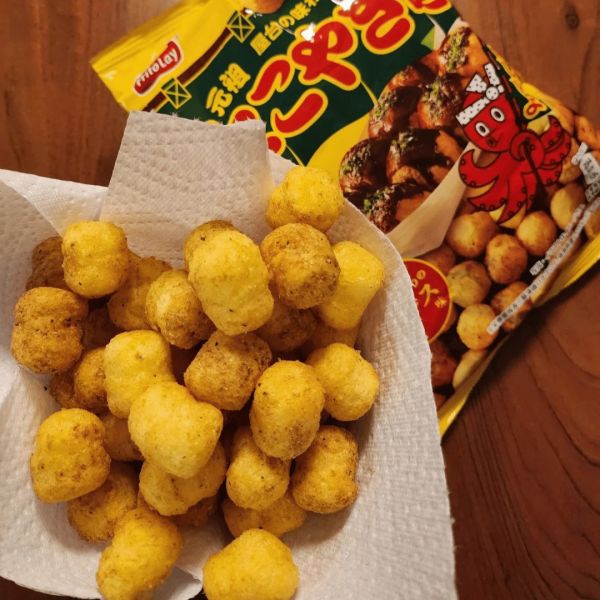日本 元祖 章魚燒 亭老式醬汁 醬燒 米果 餅乾球 玉米球 章魚燒餅乾 章魚燒玉米球 章魚燒餅乾、日本玉米球、日本章魚燒零食、元祖章魚燒亭、章魚燒玉米球、醬汁玉米球、日本進口零食、醬燒米果、章魚燒風味點心、日系玉米餅