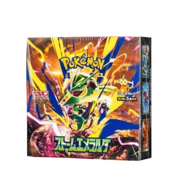 日本 PTCG 寶可夢卡牌 M6 綠寶石風暴 日版 原盒 未拆封 超級烈空坐ex Pokemon Card M6, 綠寶石風暴, ストームエメラルダ, 寶可夢卡牌, Pokemon Card, 烈空坐, 超級烈空坐ex, 寶可夢日版, PTCG, 寶可夢卡盒