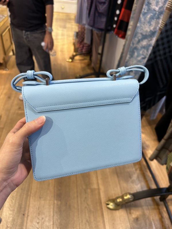 Vivienne Westwood 藍色牛皮小方包 