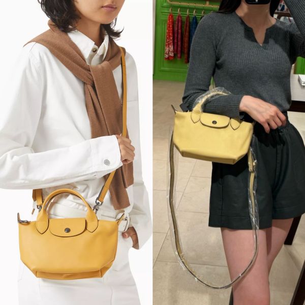 (多色) Longchamp Mini Le Pliage Xtra 牛皮兩用包 