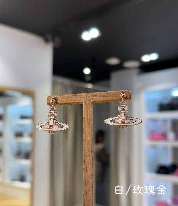 (多色) Vivienne Westwood 土星浮雕系列 [吊墜耳環] 