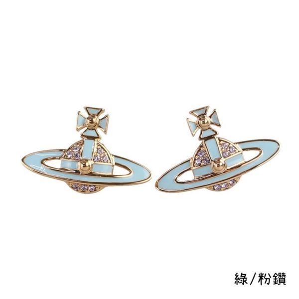 (多色) Vivienne Westwood 土星浮雕系列 [耳環] 