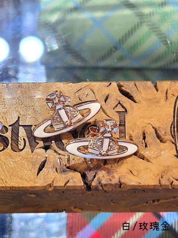 (多色) Vivienne Westwood 土星浮雕系列 [耳環] 