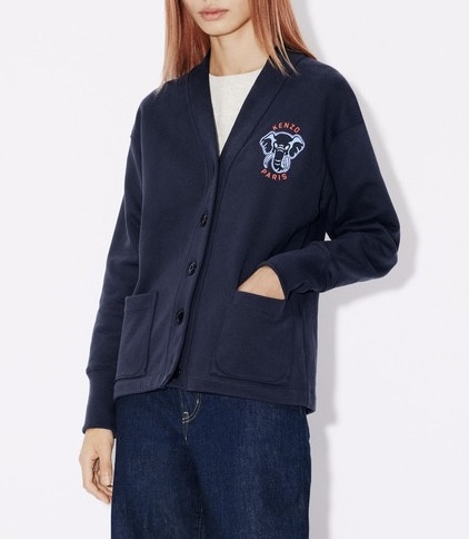 (三色) KENZO ELEPHANT 刺繡開襟衫 (woman) 