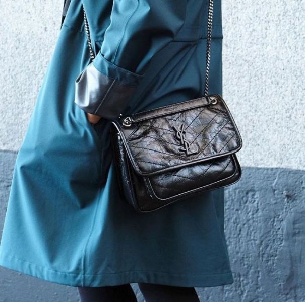 SAINT LAURENT[張鈞甯同款]Niki Medium Shoulder Bag 