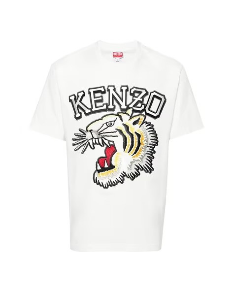 Kenzo Tiger Varsity 白色 T-shirt (man) 