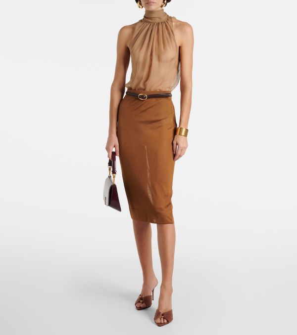 SAINT LAURENT Voltaire patent shoulder bag 