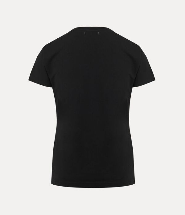 Vivienne Westwood Orb Peru 黑色T-shirt (Woman) 