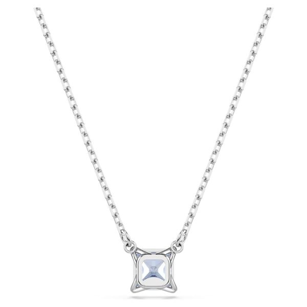 Swarovski Matrix 藍色漸層方形鏈墜 