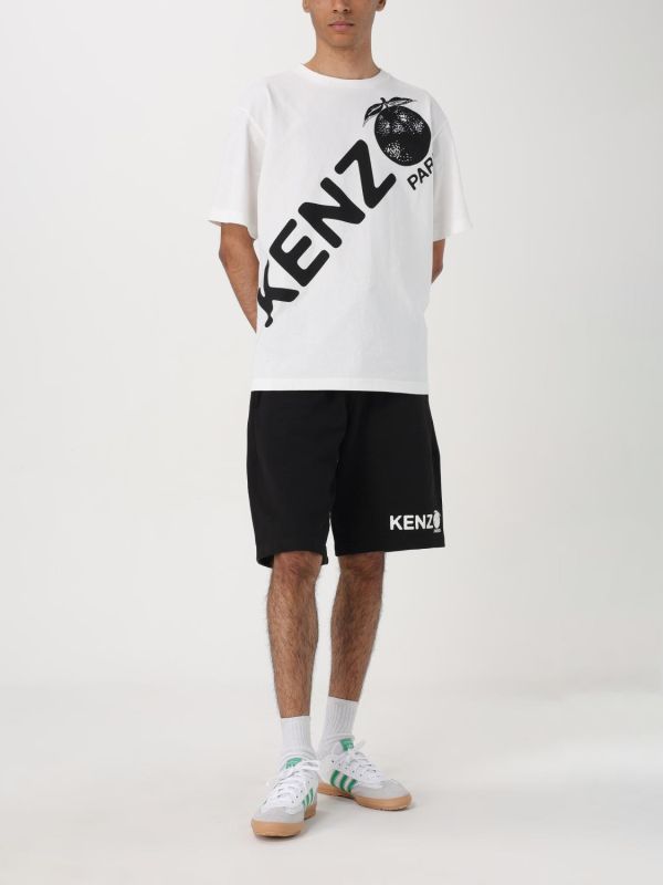 Kenzo orange 白色 T-shirt (man) 