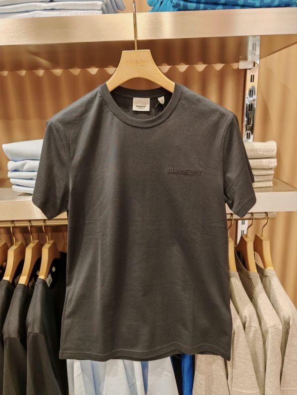 (兩色灰) Burberry Jenson胸前刺繡Logo T-shirt（Man） 