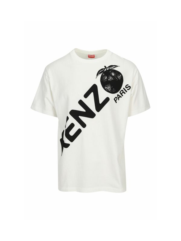 Kenzo orange 白色 T-shirt (man) 