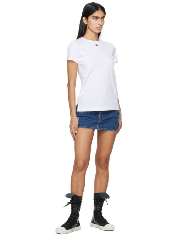 Vivienne Westwood Orb Peru 白色T-shirt (Woman) 