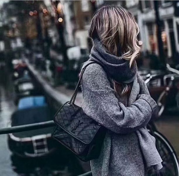 SAINT LAURENT[張鈞甯同款]Niki Medium Shoulder Bag 