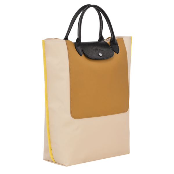 Longchamp Cabas Re-Play 牛皮拼接托特包 (M號) 