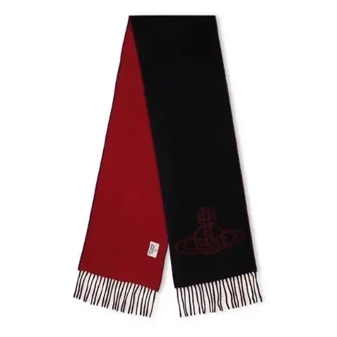 Vivienne Westwood Saturn 羊毛雙面圍巾 