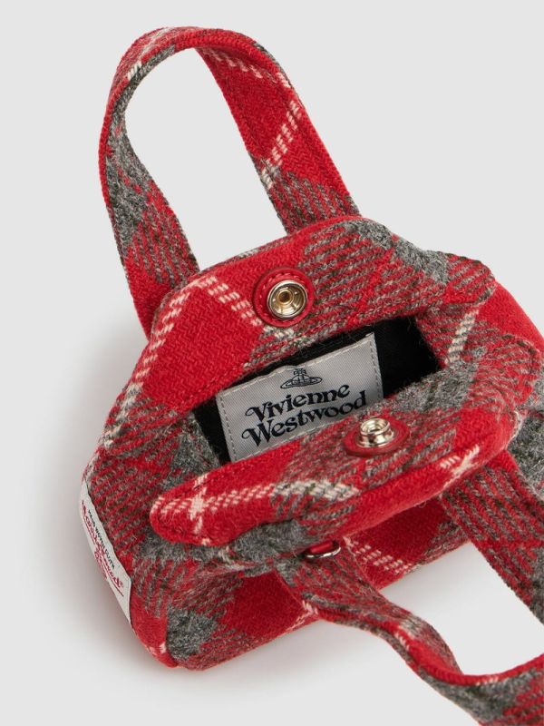 Vivienne Westwood Archive Mini 羊毛花呢包 