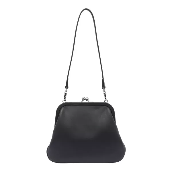 Vivienne Westwood [JENNIE同款]牛皮黑色浮雕包 