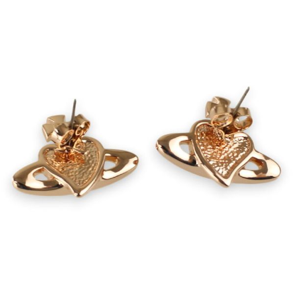 (五色) Vivienne Westwood 心型浮雕系列 [耳環] 