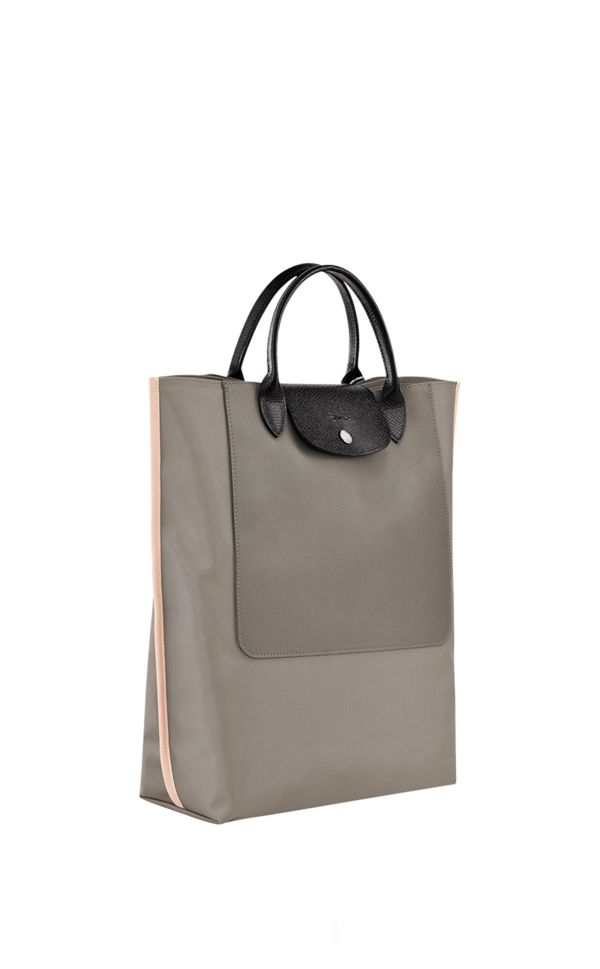 Longchamp Cabas Re-Play 牛皮拼接托特包 (M號) 