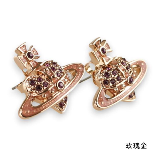 (五色) Vivienne Westwood 心型浮雕系列 [耳環] 