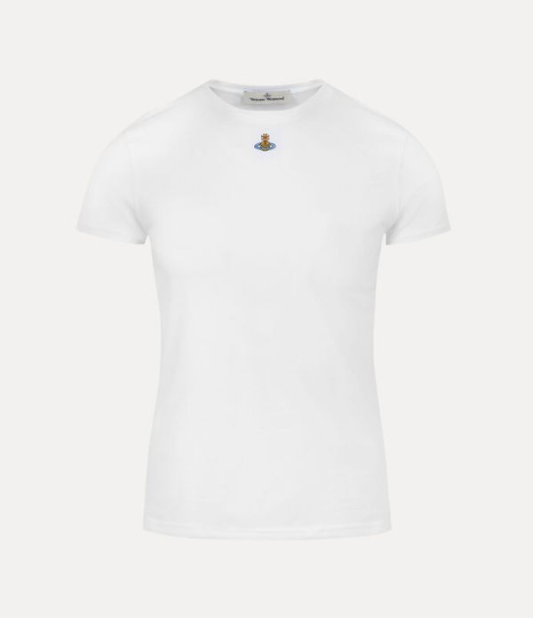 Vivienne Westwood Orb Peru 白色T-shirt (Woman) 