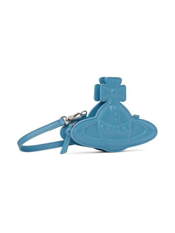 Vivienne Westwood Nano Orb 藍色斜背包 