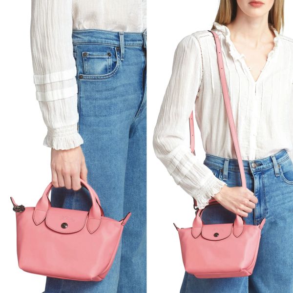 (多色) Longchamp Mini Le Pliage Xtra 牛皮兩用包 