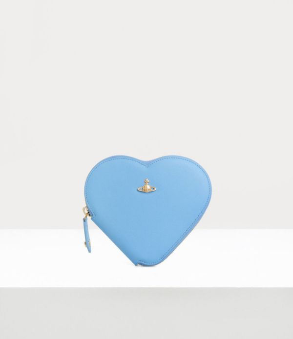 Vivienne Westwood 新款藍色心型鏈條包 